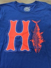 HAWAIIAN ISLAND CREATIONS HIC CLASSIC T-SHIRT, Shortsleeved, ROYAL BLUE, LARGE