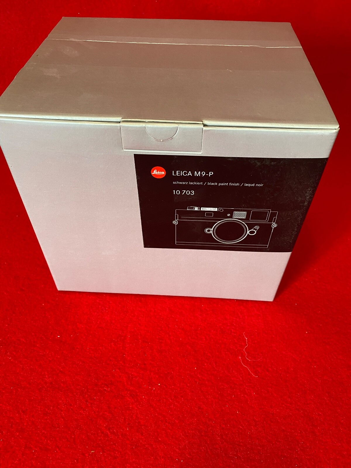 Leica M9-P  Empty Retail Box Only / BLACK PAINT