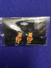 Disney Winnie The Pooh Figure Fuzzy Earrings New