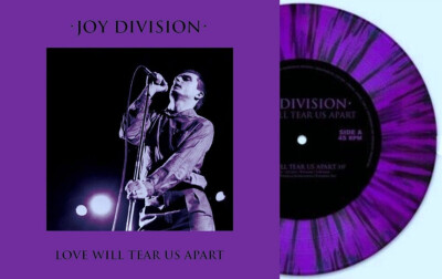 JOY DIVISION Love Will Tear Us Apart - 7'' / Purple Black Splatter Vinyl