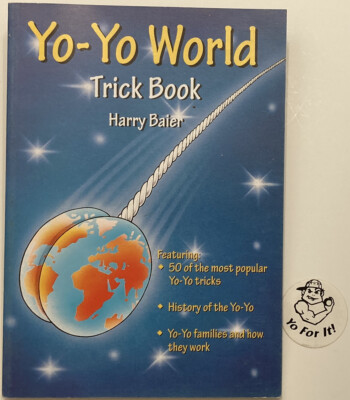 Yo-Yo World Trick Book By Harry Baier 1998 Rare 1st Edition English Version NOS