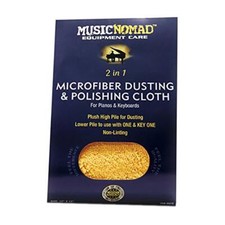 Music Nomad 12'' x 12'' Microfiber Dusting Polishing Cloth, Pianos Keyboards