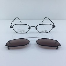 Occhiali da vista Jean Paul Gaultier JPG 55-0019 C. neri nuovi vintage con clip da sole 49 mm