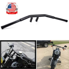 1" T-Bar Motorcycle Drag Riser Handlebar For Harley Dyna Wide Glide FXDW Suzuki