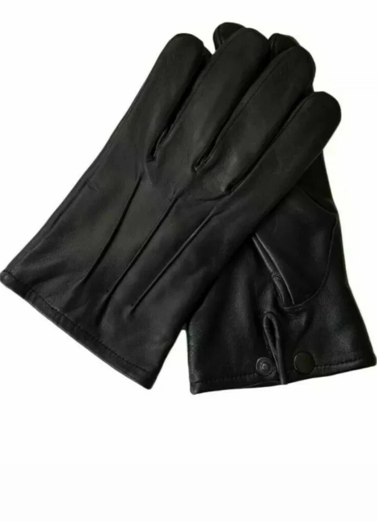 Leather Sheepskin Gloves Black (Men)
Opens in a new window or tab