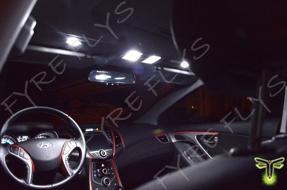 11 White LED Interior Lights Package Kit for 1993-2002 Chevrolet Camaro+Tool PF1 - Image 3 of 4