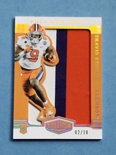 TRAVIS ETIENNE 2021 Panini Chronicles Plates & Patches Rookie RC Gold Patch 2/10