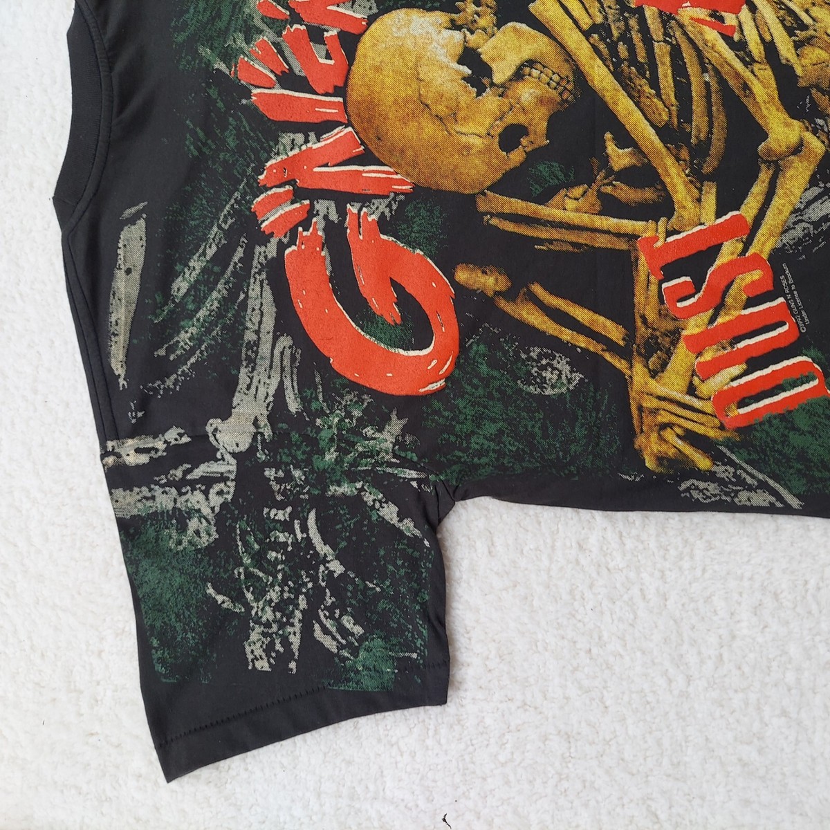 Guns N' Roses Dust N Bones Giant Tag T Shirt Size Large All