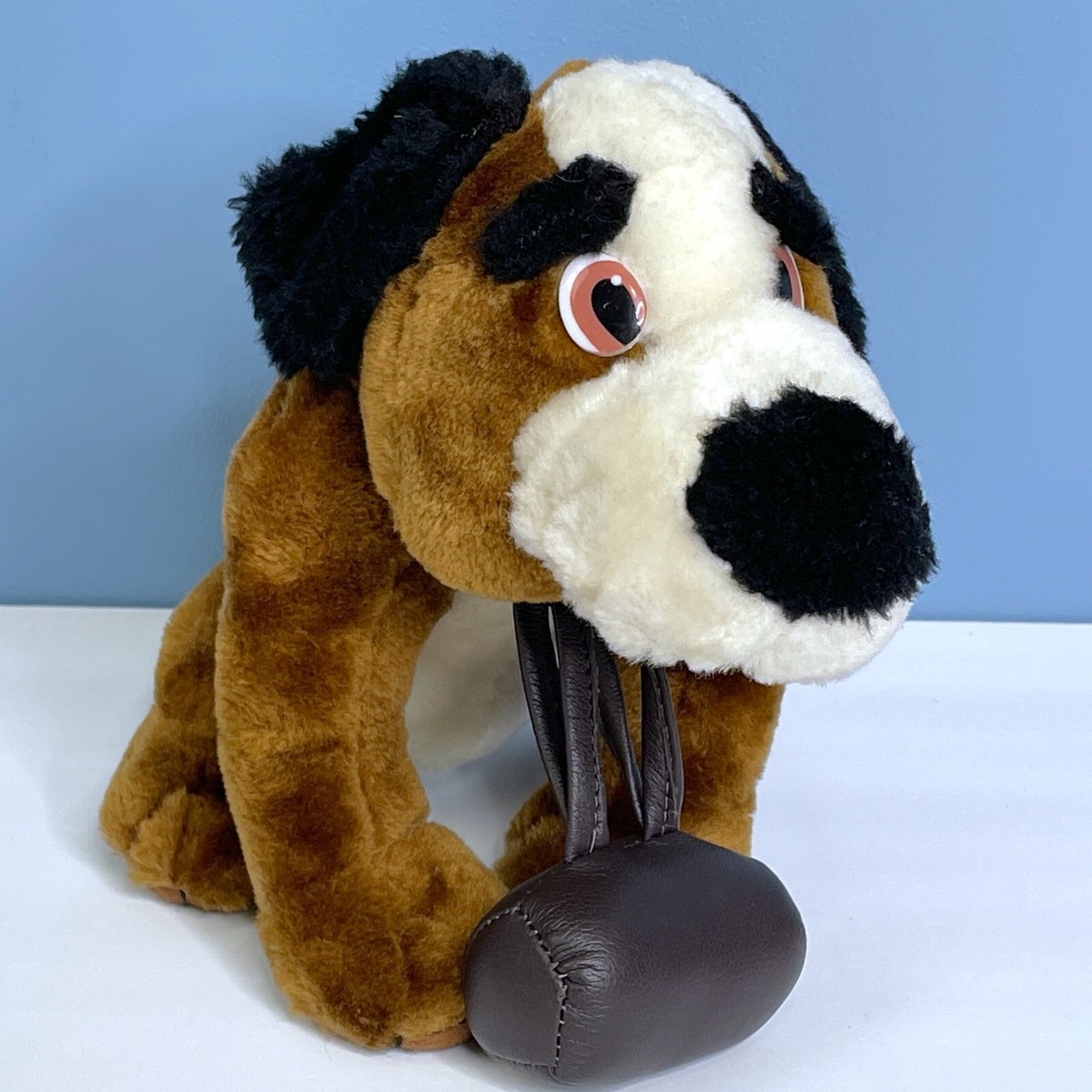 RARE Vintage 1998 Fable Toy Corp Saint Bernard Dog 8