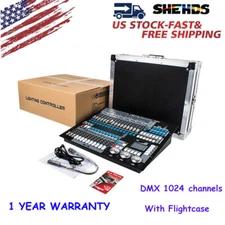 DMX 1024 Channels Console Controller For Stage Lighting DJ Party with Flightcase
