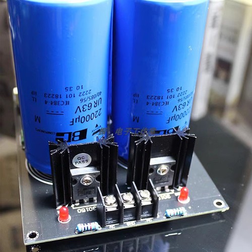 1pc 4 Capacitor Screw Type Filter Power Supply Board 22000UF 63V Finished Board - Picture 3 of 4
