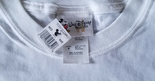 CAMISETA WALT DISNEY WORLD PATRIOTIC MICKEY SALUTE 2003 Talla Mediana NUEVA CON ETIQUETAS RARA - Imagen 3 de 3