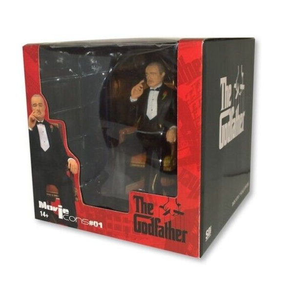 Godfather Don Vito Corleone Il Padrino Marlon Brando Statue Figure Movie Icons