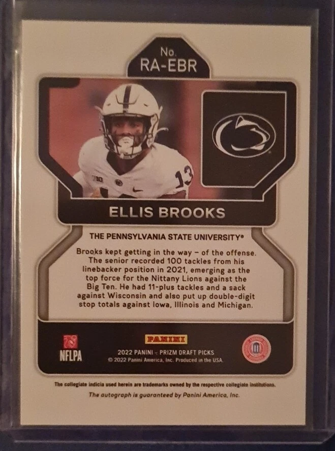 2022 Prizm Draft ELLIS BROOKS Auto - Image 2 of 2