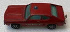 Vintage Corgi Juniors Whizzwheels Ford Capri Fire Chief Car Made Great Britain