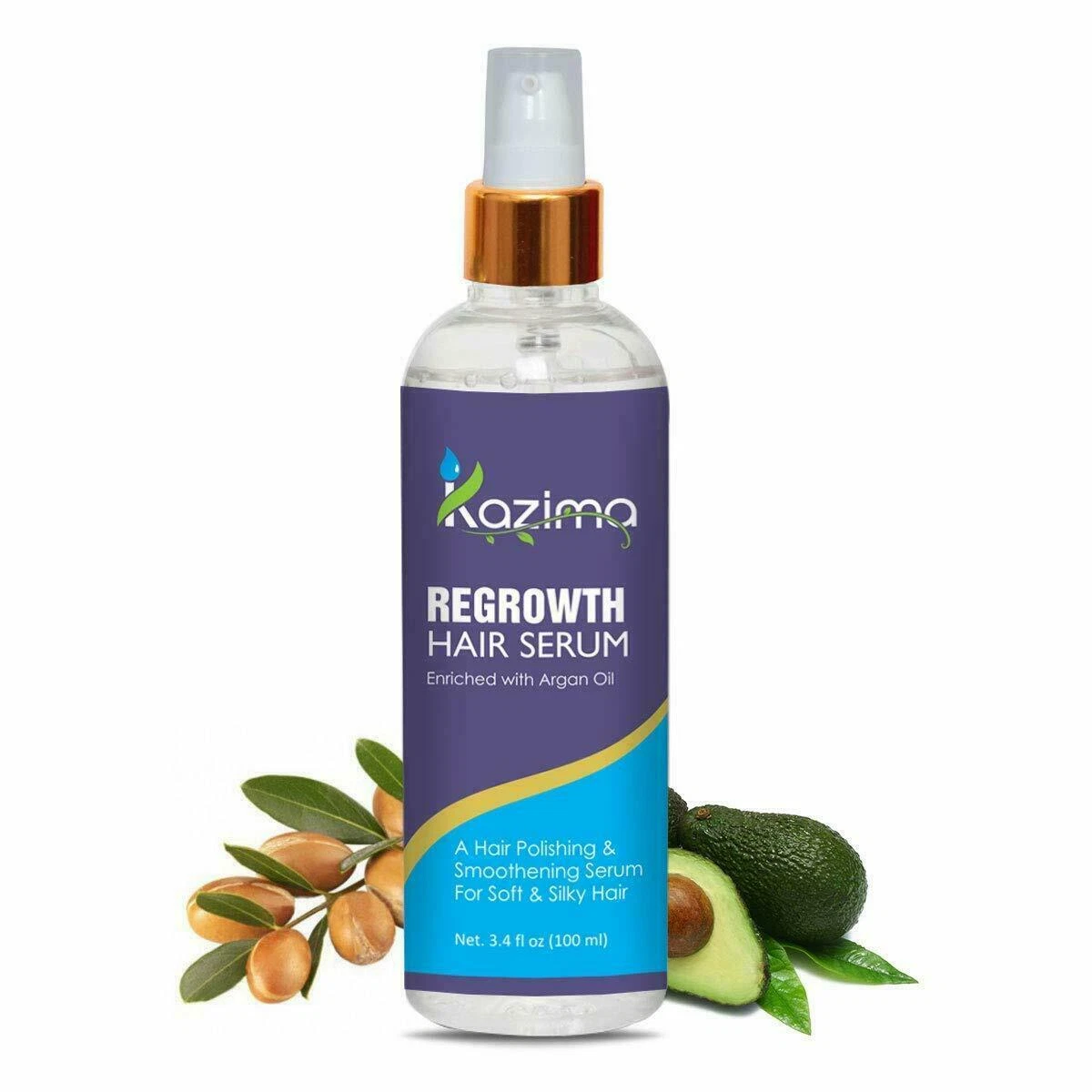 Kazima Regrowth Hair Serum (100ML) Enriched with Argan Oil Free Ship