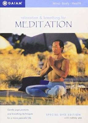 Relaxation & Breathing for Meditation - DVD By Rodney Yee - VERY GOOD