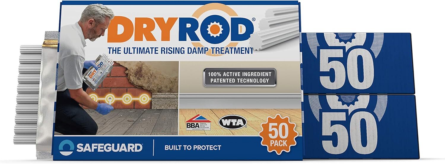 Dryrod Damp Proofing Rods DPC Multipacks - Wall Rising Damp Course Treatment
