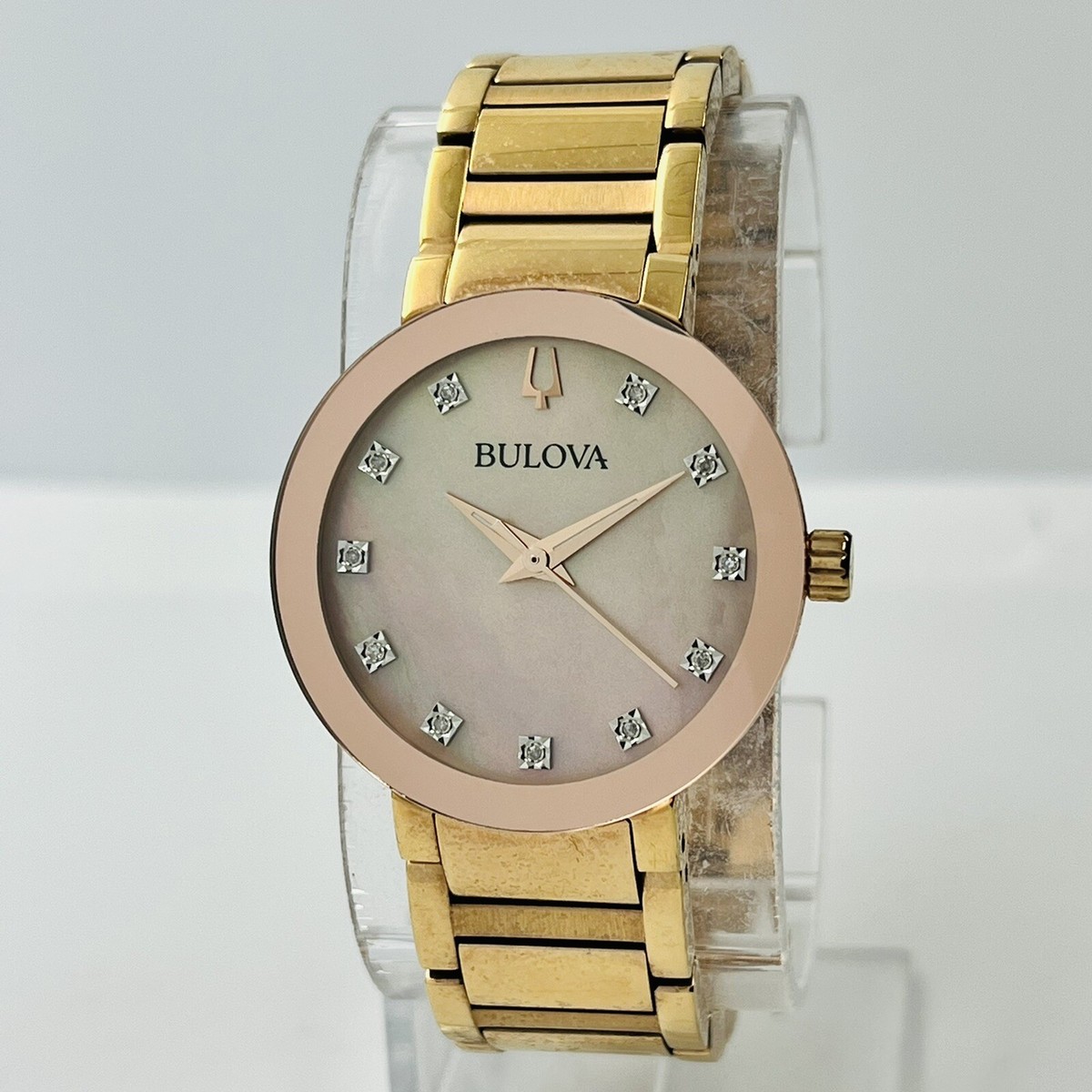 Bulova Futuro Diamond Rose Gold-tone 97P132 Watch Bulova 97P132 - • Watchard.com main image 3