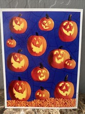 Hallmark Vintage Stickers 1 Sheet Halloween Jacko Lantern