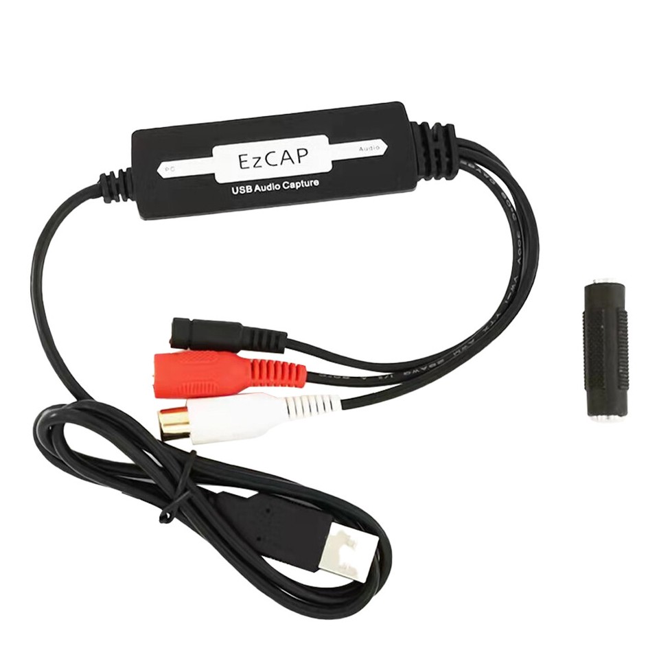 USB Analog To Digital Audio Converter Recorder Support MP3 WMA WAV OGG