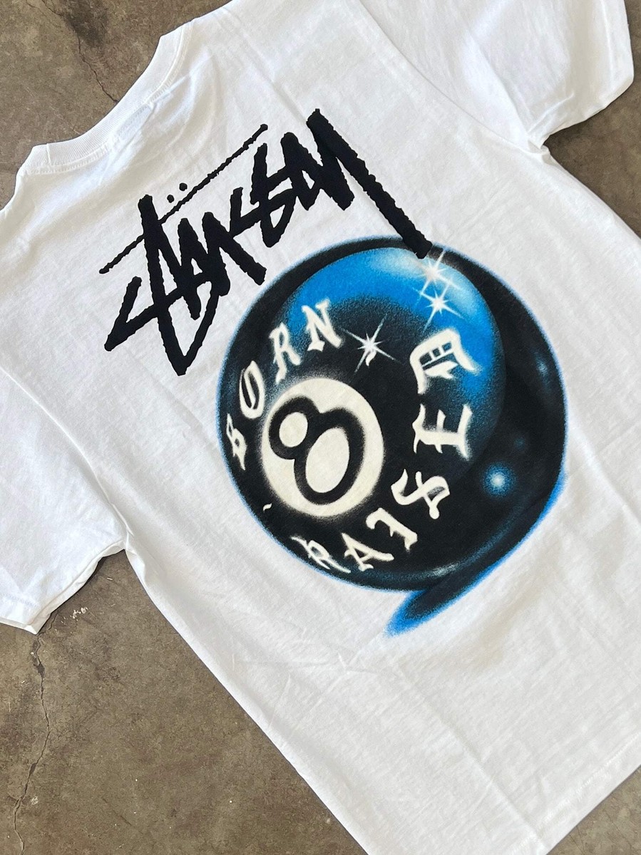 Stussy x Born X Raised 8 Ball Tee | eBay