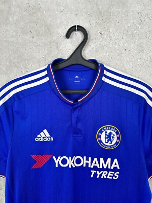 CHELSEA 2015 2016 HOME FOOTBALL SHIRT ADIDAS JERSEY SIZE L | eBay