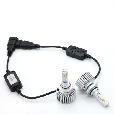 2024 Tri-Color Switch Back LED Headlight Kit-Bulb 9012, 6000K/3000K/4500K/Strobe
