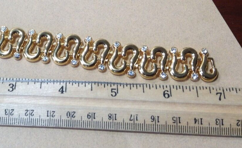 Vintage RARE Kenneth Jay Lane KJL gold tone QUEST… - image 7