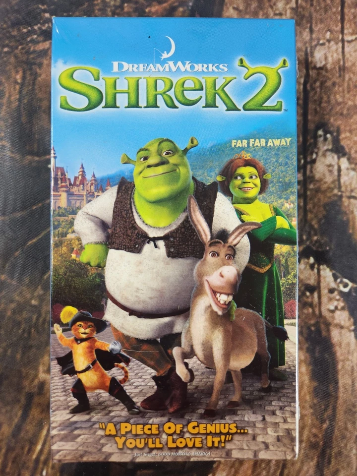 Sealed VHS Lot of 9 Tapes Mixed Lot Brand New Factory Lion King Shrek 2 Jesus - Image 4 of 4