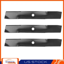 3 Mower Blades For 54" Cut Craftsman SPM684375001 Rotary 11491 Deck
