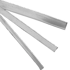 Serrated Bezel Wire 999 Fine Silver Flat Strip (11 size variations) made in USA