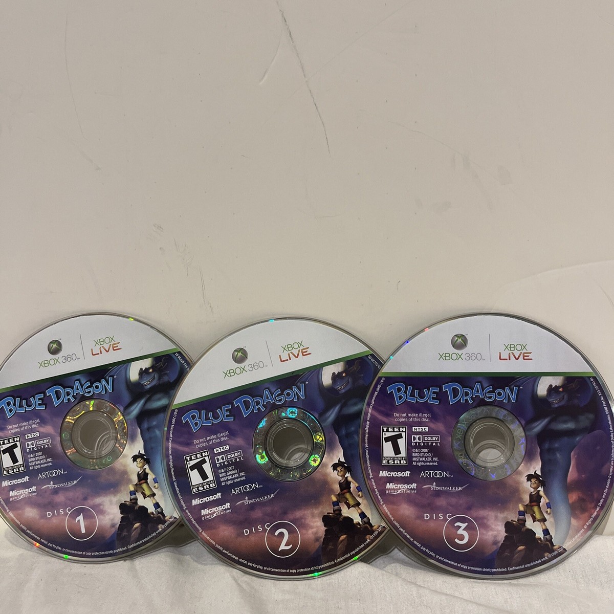 Blue Dragon (Microsoft Xbox 360) Disc Only 1-3 Tested Working | eBay