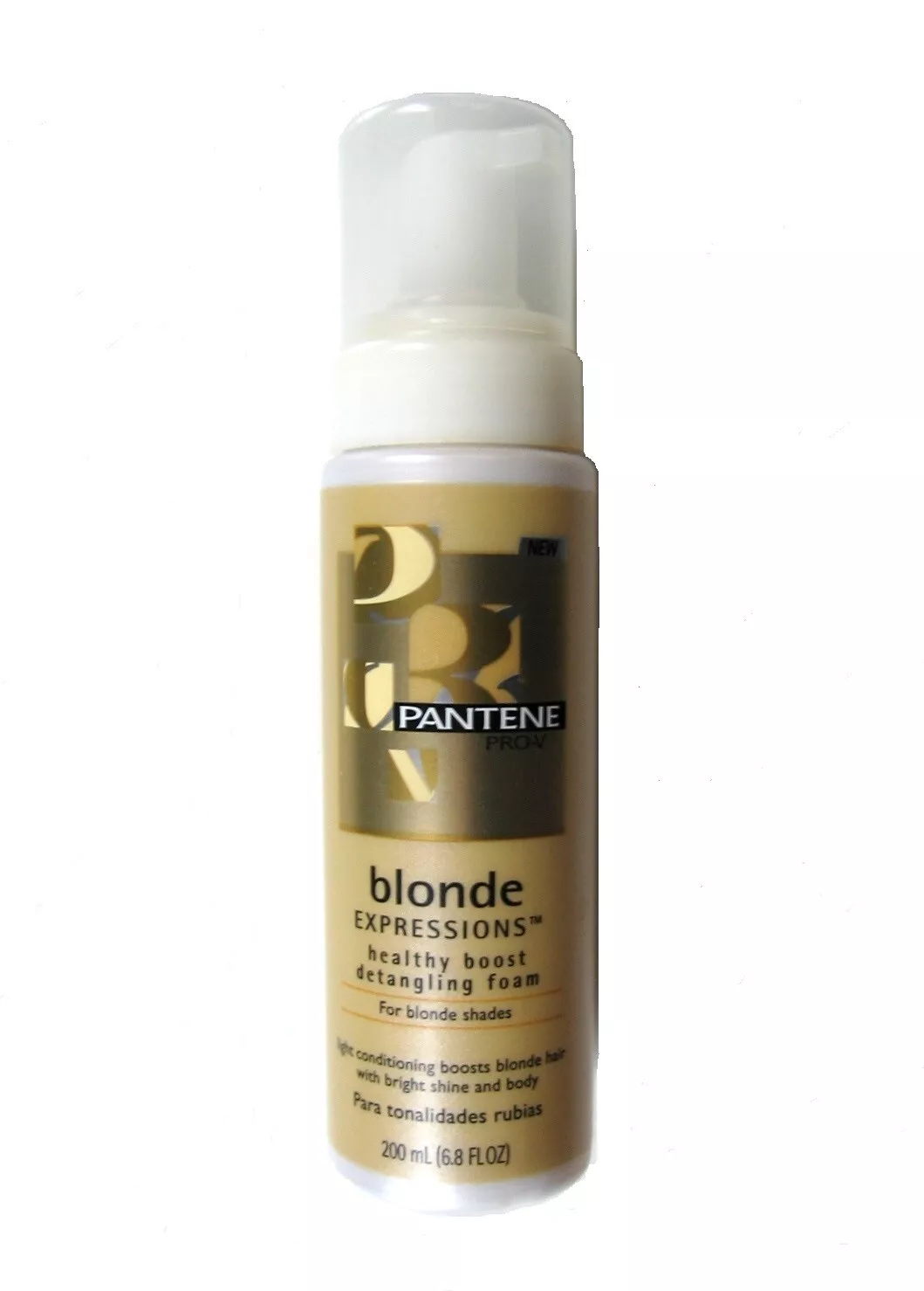 www.prominentresults.com :BH02 Pantene Pro-V Blonde Expressions Healthy Boost Detangling Foam Shine N Body