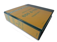 John Deere 650 & 750 Tractor Technical Service Repair Shop Manual Book TM-1242