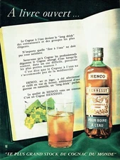 Advertising 120 1959 Hennessy Henco Water Drinking Cognac Advertising