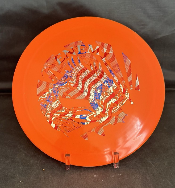 Legacy Discs FIRST RUN EVIL STAMP ICON ENEMY disc golf 175g  NEW Flag Foil