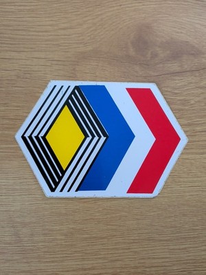 SELTENER AUFKLEBER STICKER OLD OLD OLD STICKER RENAULT ALPINE RALLYE AUTO 