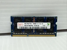 Hynix 4GB SO-DIMM 1333 MHz DDR3 SDRAM Memory (HMT351S6BFR8C-H9) Untested