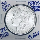 1890 S BU UNCIRCULATED MORGAN SILVER DOLLAR AUTHENITC U.S.MINT FREESHIPPING 5626