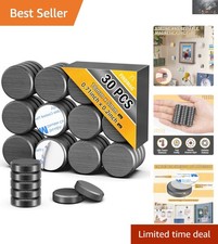 30Pcs Adhesive Ceramic Magnets - Perfect for DIY Crafts  Home Organization