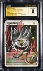CGC 8 NM/MINT AUTO 9 Energy Yukina Suzuki Sig. Mega Gengar Holo Pokémon 2003 A