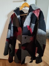 Damen-Wintermantel Lammfell-Optik, Warm Gefüttert, Größe L