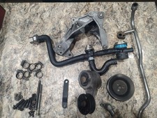 87-93 Ford Mustang Smog Set Up Diverter Cross Pipe Brackets Hardware Pulley