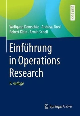 Einfhrung in Operations Research by Wolfgang Domschke (German) Paperback Book