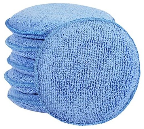 Microfiber Wax Applicator Pads, Car Wax Applicator, Buffing & Detail Polishing - Picture 1 of 7