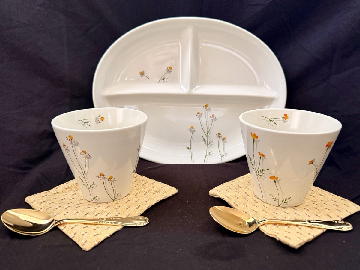 GUCCI ミニ皿 Extremely RARE Vintage Patrizia GUCCI Tea Cup Snack Set Limited