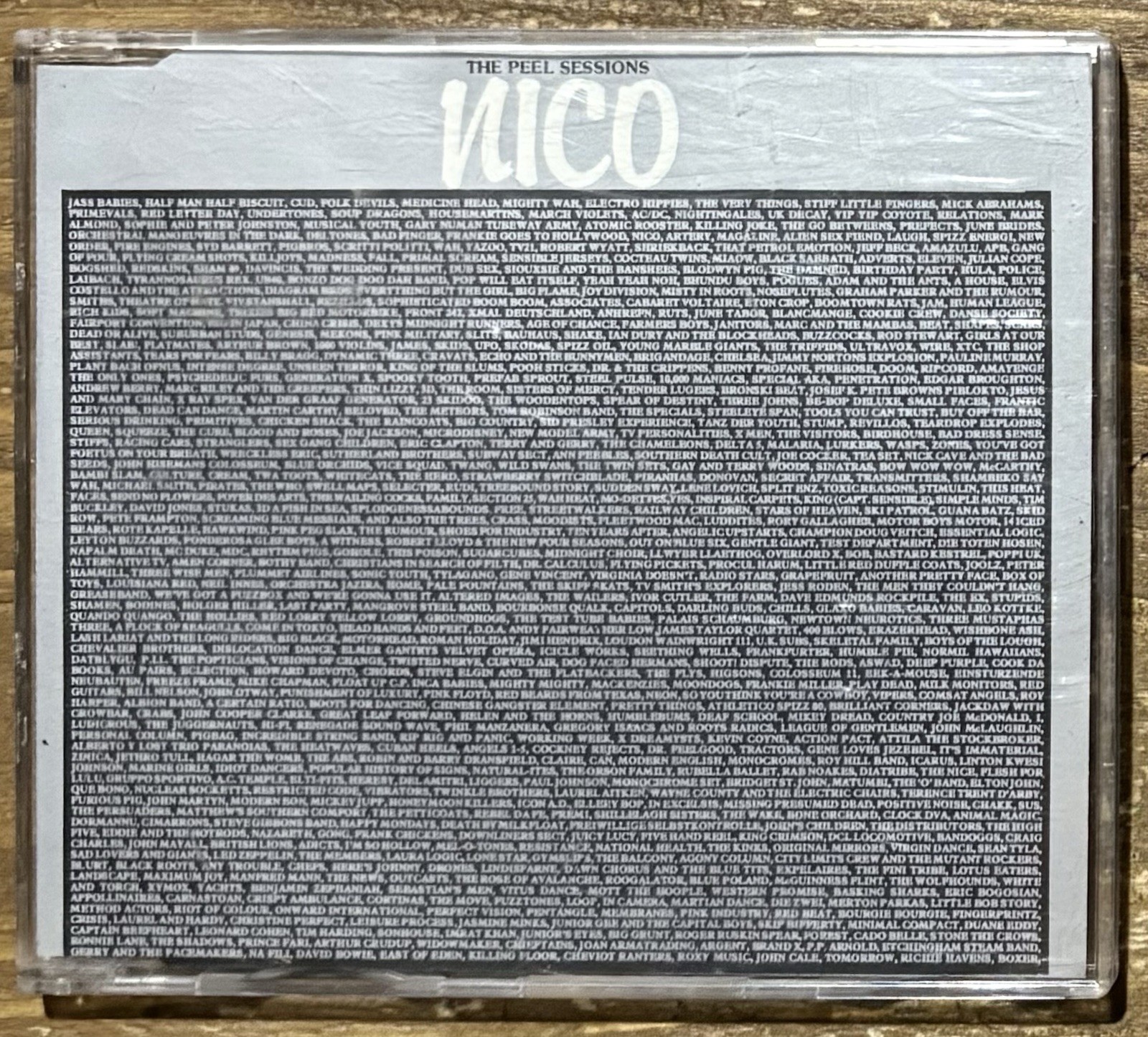 Nico / The Peel Sessions - RARE CD EP 1988 STRANGE FRUIT SFPSCD064