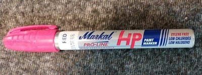 Markal 96962 Paint Marker, Medium Tip, Red Color, Pro-Line High Performance