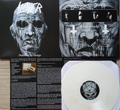SLAYER (USA) - ''Diabolus By Design'' white marbled Vinyl LP with 4 page Booklet 